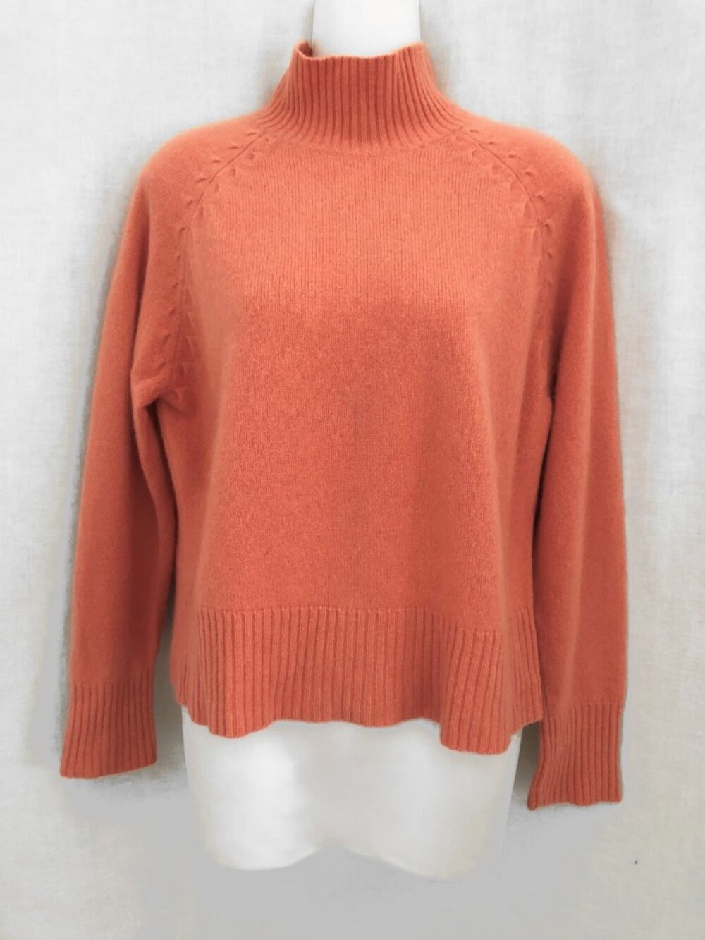 Field Gear Cashmere Sweater Pullover Mock Neck Size Medium